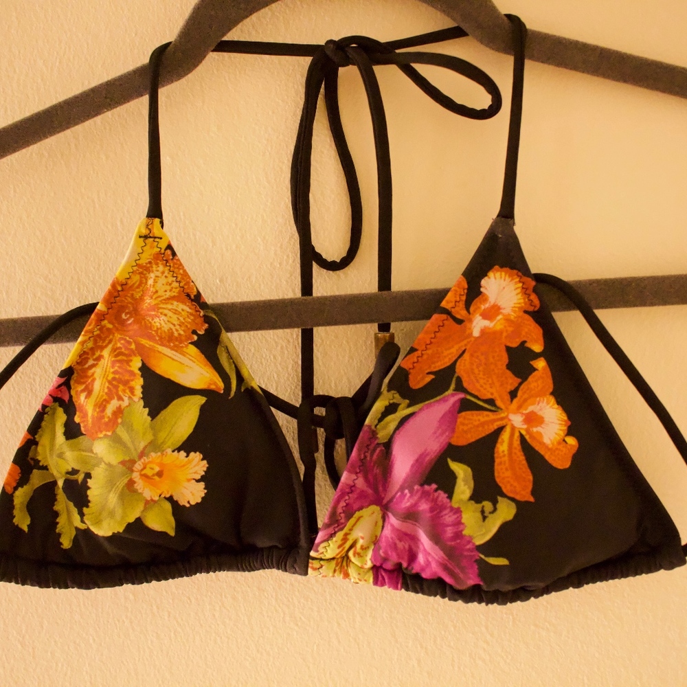 Victoria's Secret Flower Bikini Top Size XS